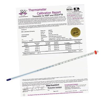 Thermometer, Durac Plus, 100/180F, Blue, Each