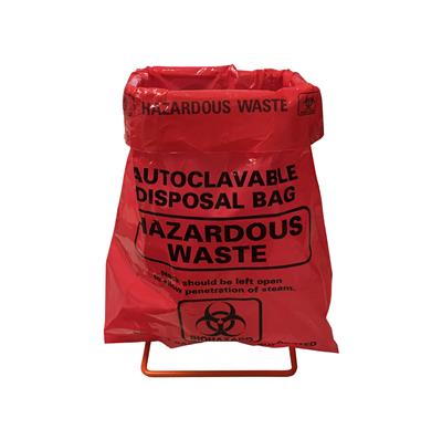 Benchtop Disposal Kit (metal stand + 400 biohazard 61241192_Rack-Full-1.jpg